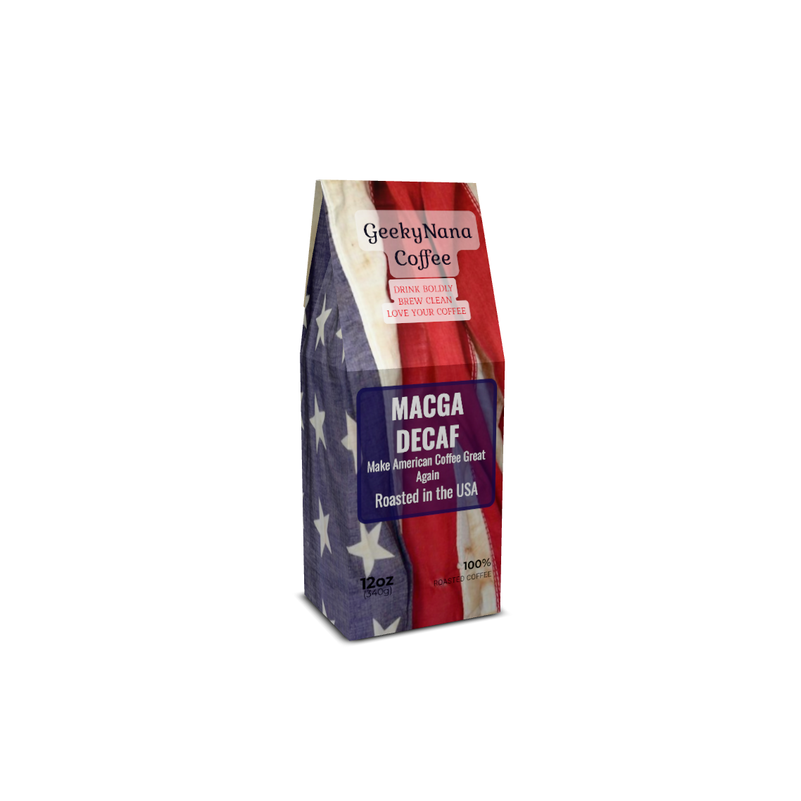 MACGA (Make American Coffee Great Again) Decaf – GeekyNana