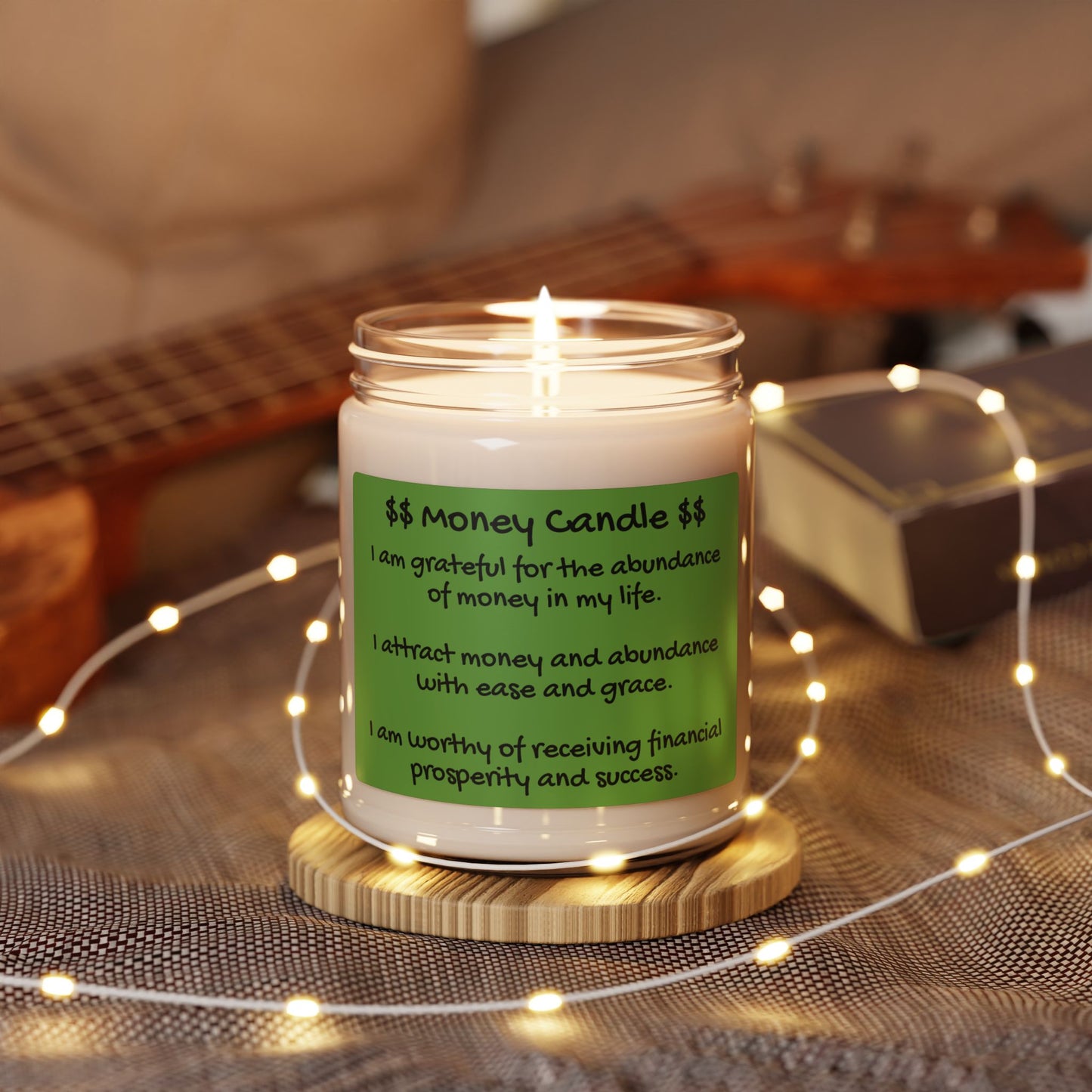 Manifest Your Dreams with a Money Manifestation Candle! Free Shipping!