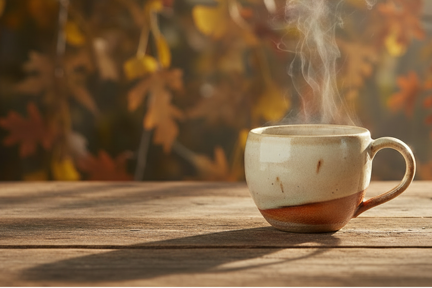 Brightened autumn coffee hero image